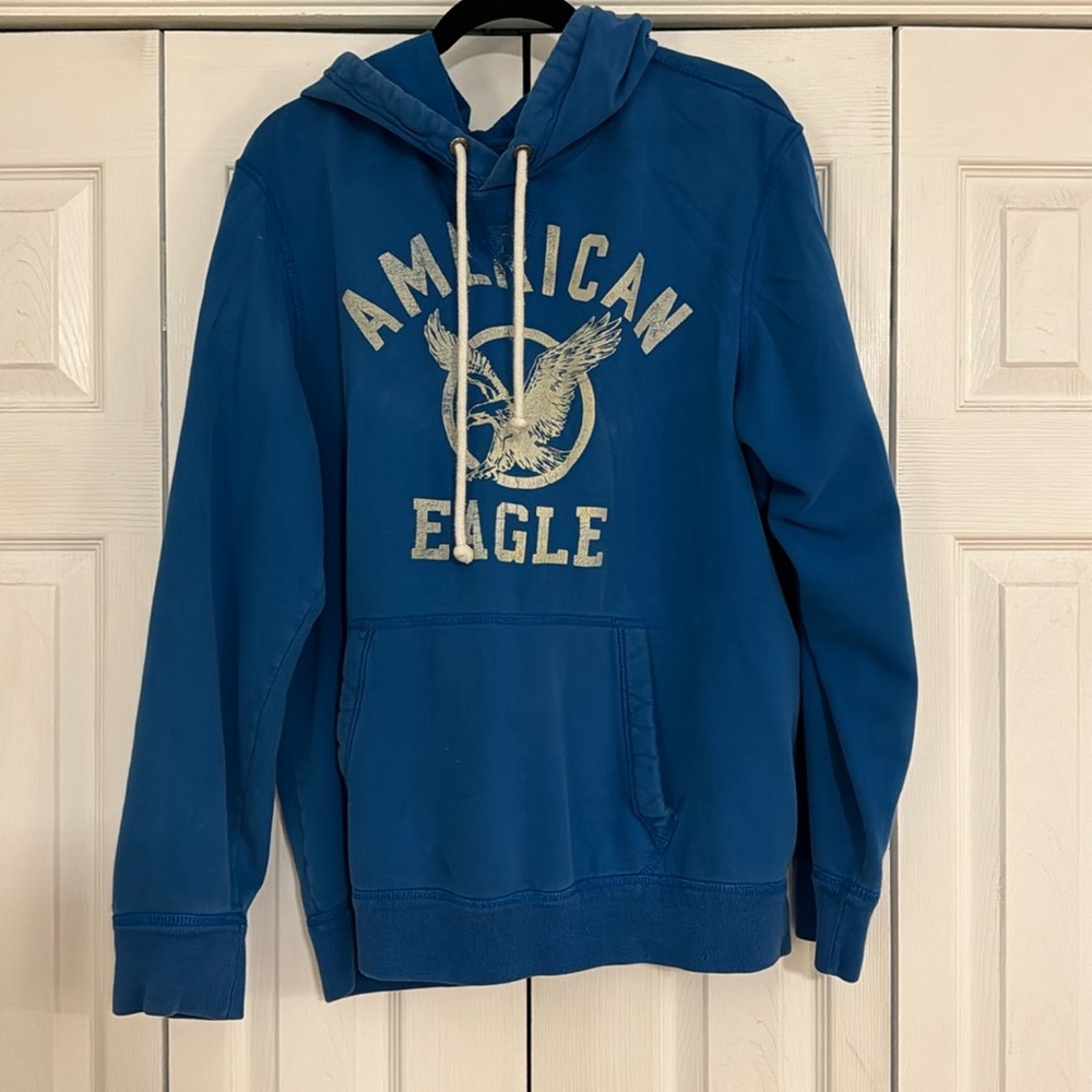 American Eagle Blue men’s hoodie